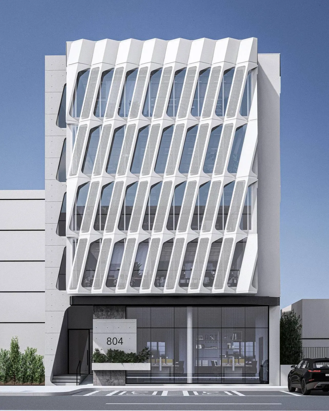 Immeuble de bureaux R+4 à Tétouan — Lotissement Aviation, Tétouan, vue 3