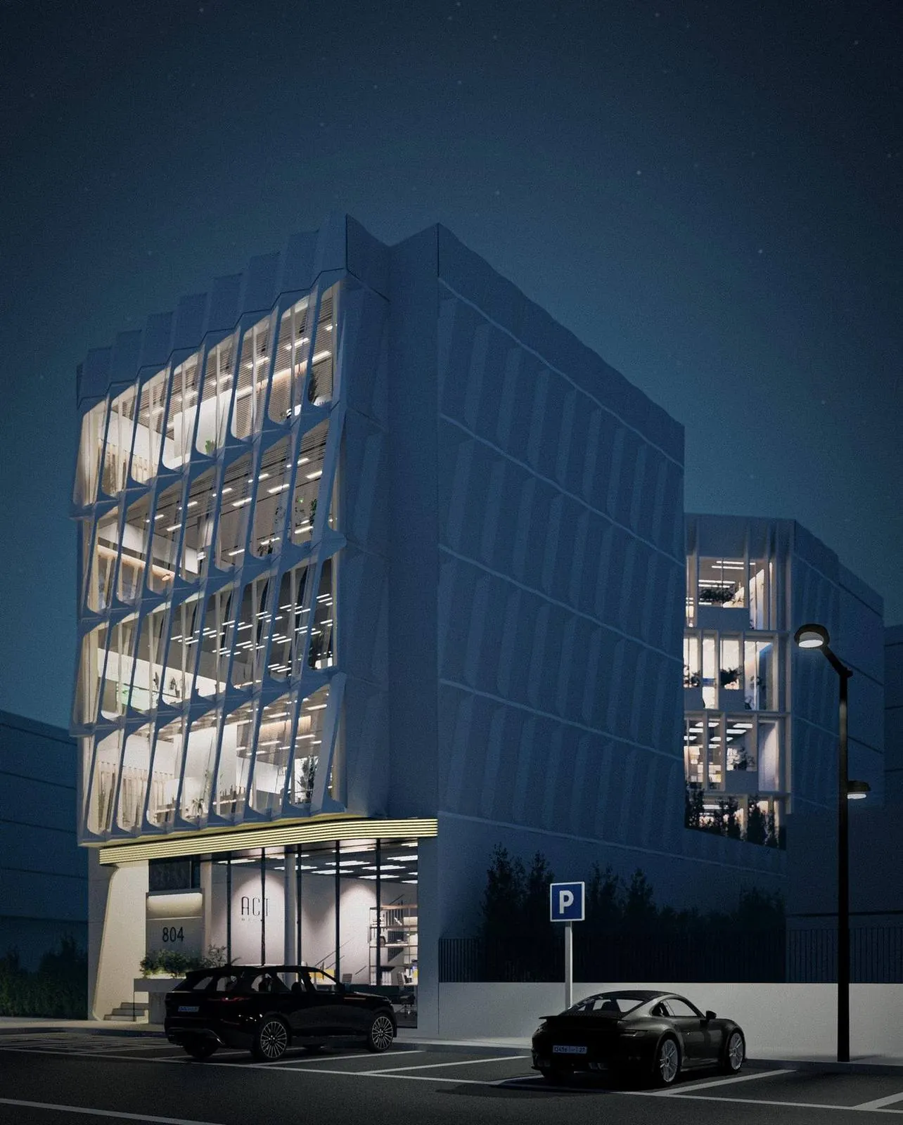Immeuble de bureaux R+4 à Tétouan — Lotissement Aviation, Tétouan, vue 4