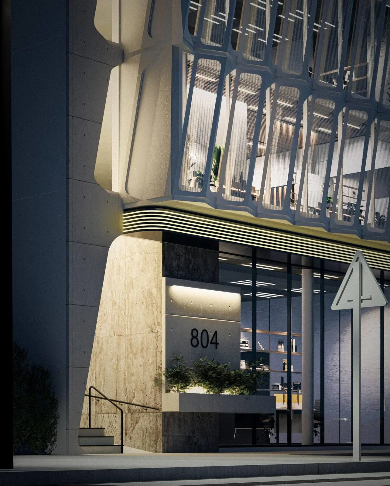 Immeuble de bureaux R+4 à Tétouan — Lotissement Aviation, Tétouan, vue 5