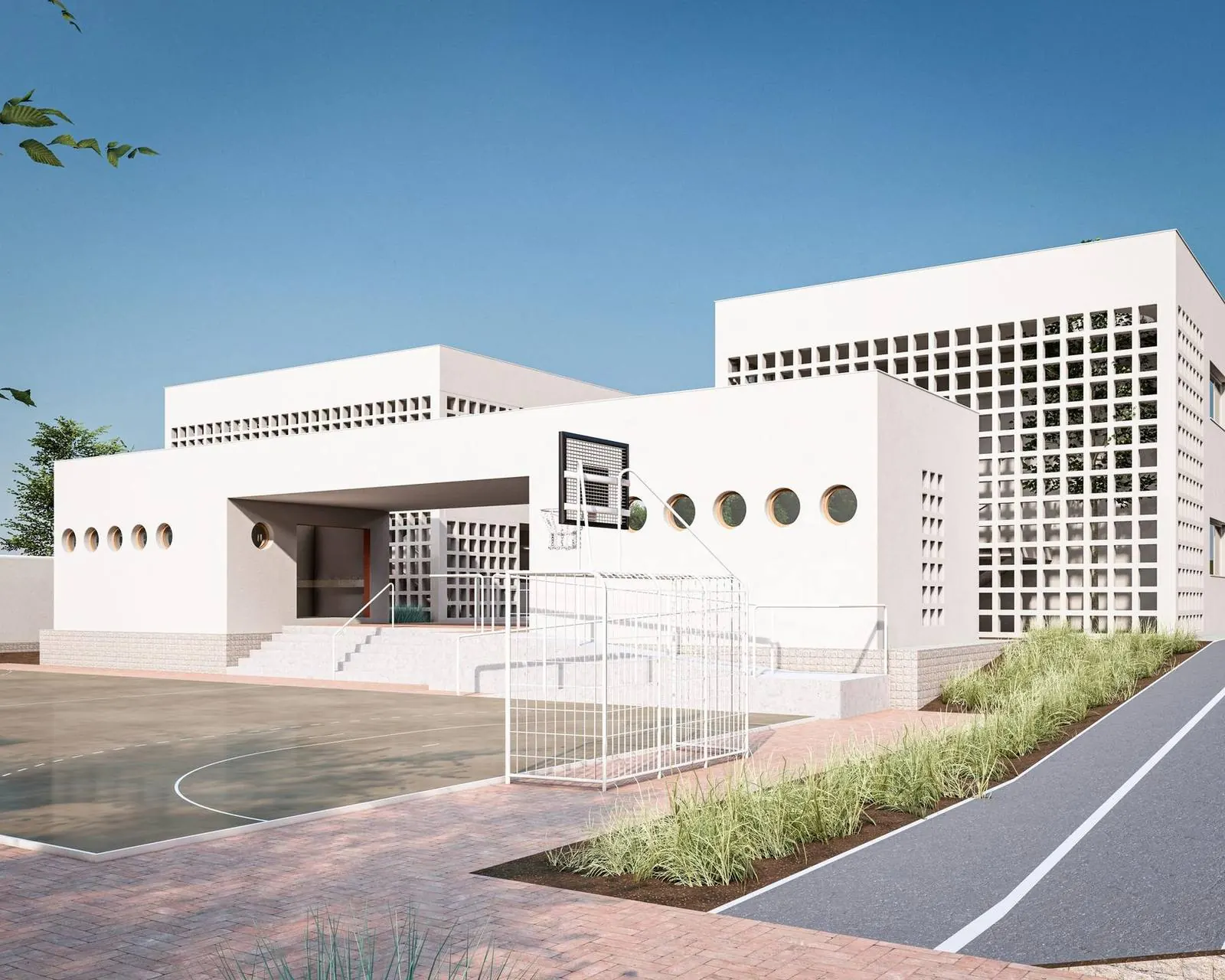 Colegio Tamouda — Tamouda, Tetuán, vista 1