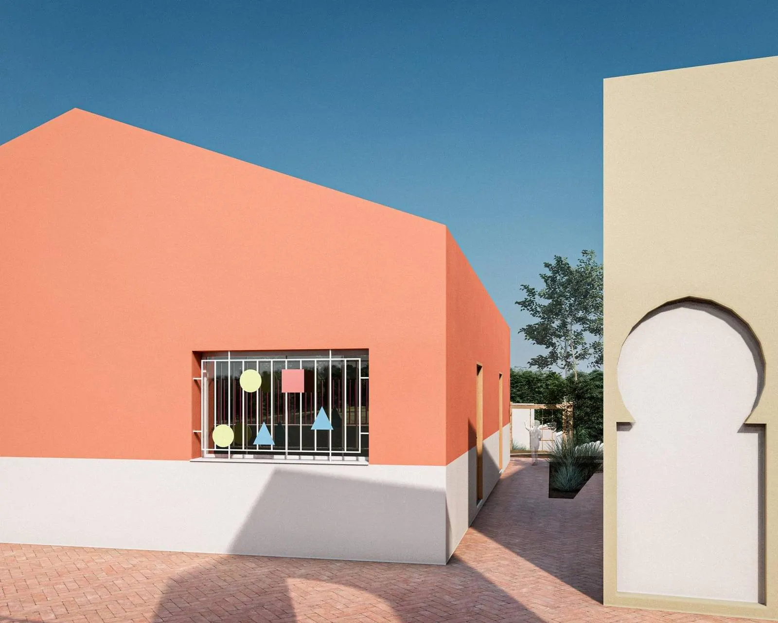 École primaire et préscolaire de Bni Makada — Bni Makada, Tanger, vue 1