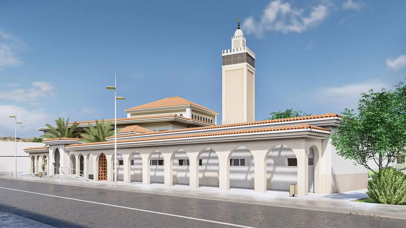 مسجد وساحة مركز تغرامت — تغرامت، الفحص أنجرة, منظر 2