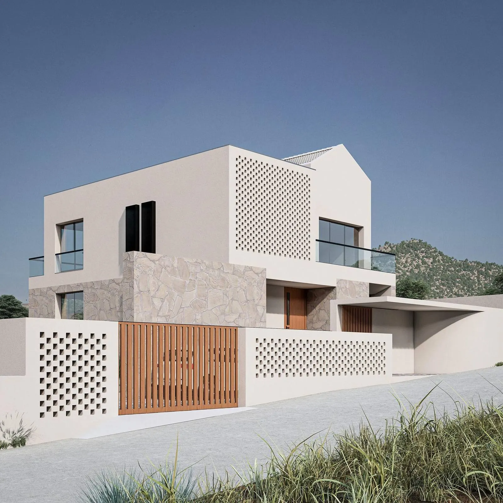 Villa Mellalyene — Mellalyene, Tétouan, vue 1